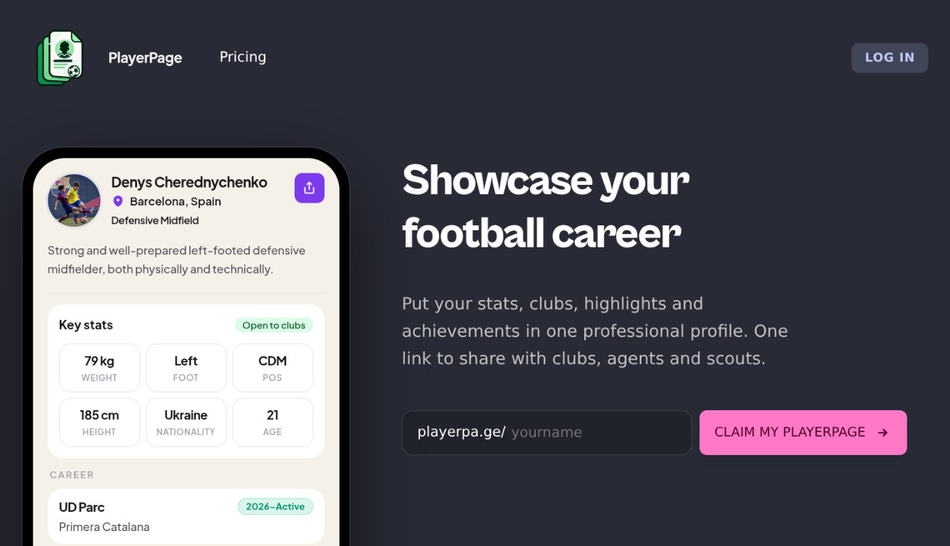 PlayerPage screenshot 1 of 1